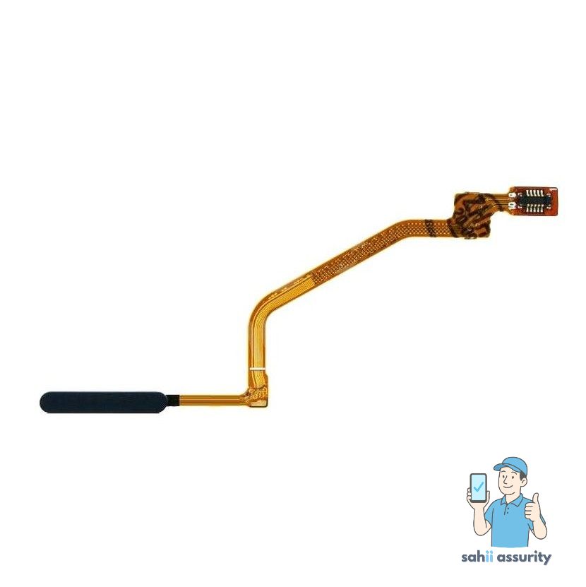 Fingerprint Sensor with Flex Cable for Xiaomi Redmi Note 9 Pro Black thumbnail